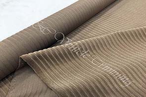 Automotive ribbed velour upholstery fabric